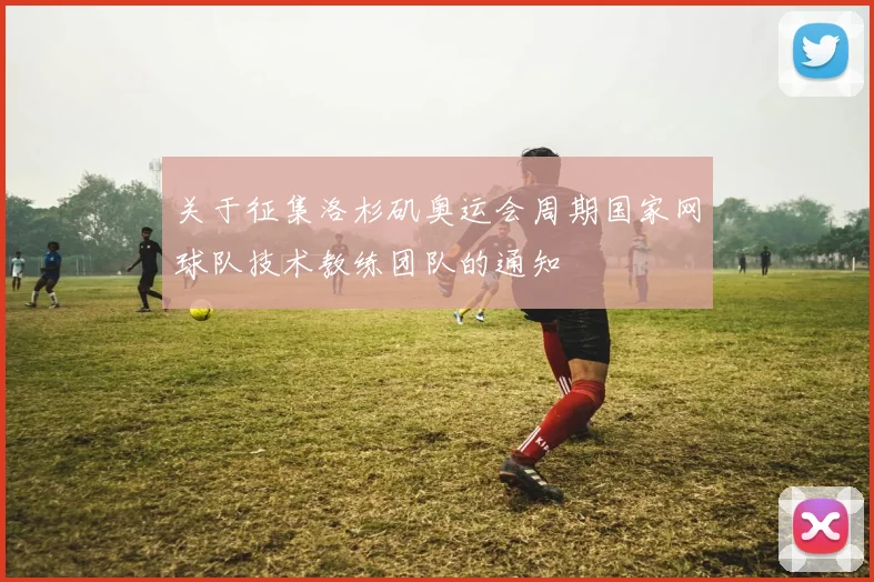 关于征集洛杉矶奥运会周期国家网球队技术教练团队的通知